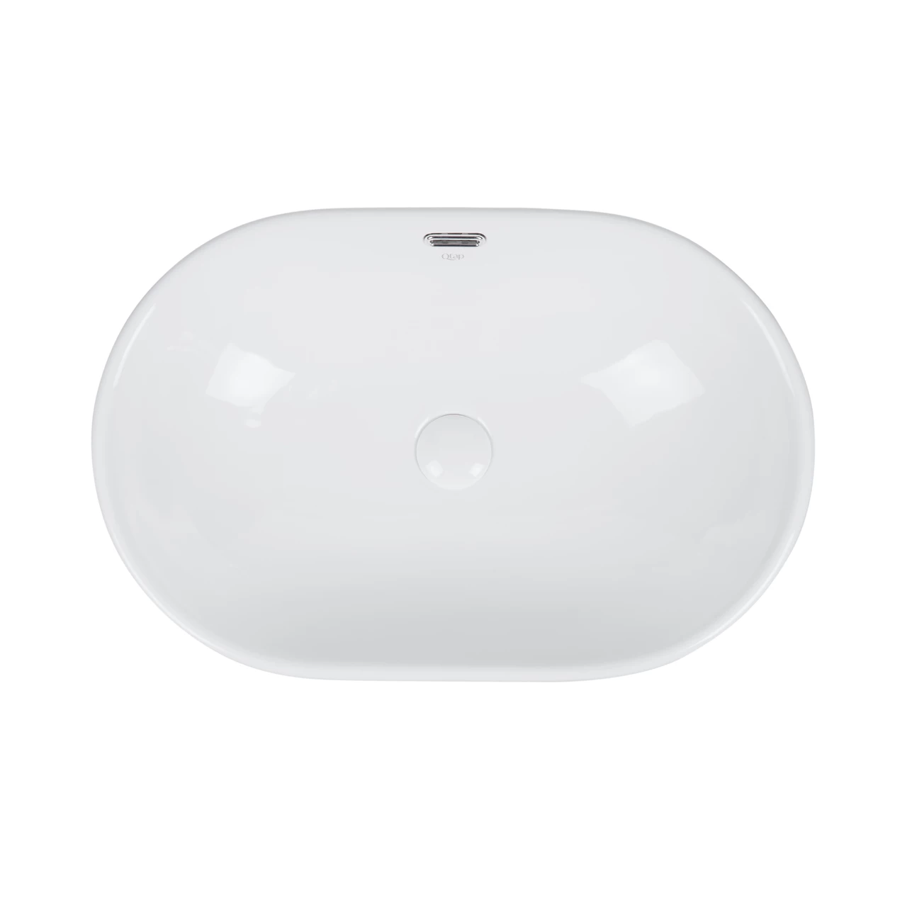 Раковина Qtap Leo 590x400x170 White з донним клапаном QT11114028W