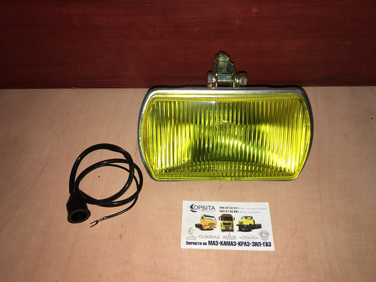 ФПГ-107 Фара протитуманна МАЗ, ГАЗ, ГАЗЕЛЬ, КРАЗ, ЗІЛ жовта, фото 1
