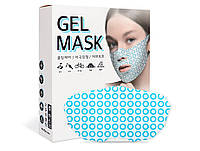 Лифтинг-маска для подтяжки овала лица WellDerma Sports Cooling Gel Mask, 10шт (8809502183615)