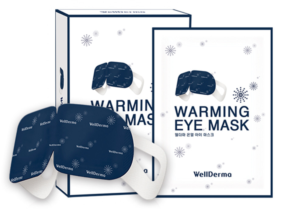 Расслабляющая разогревающая маска для глаз WellDerma Warming Eye Mask, 10шт (8809502181529) - фото 1 - id-p1510763899