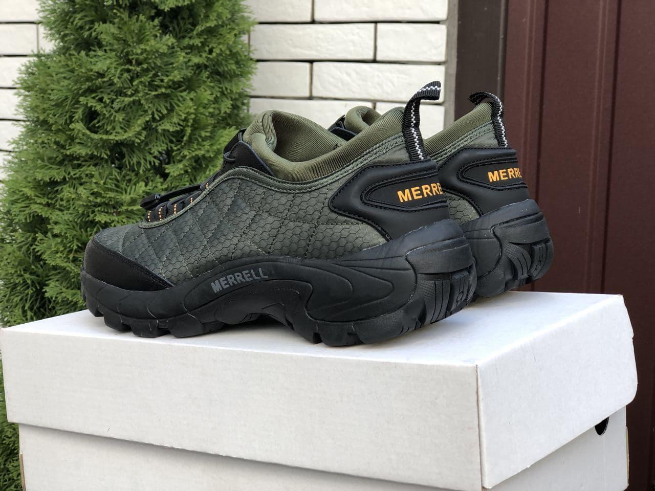 Мужские кроссовки Merrell темно зеленые термо Повседневные теплые ...