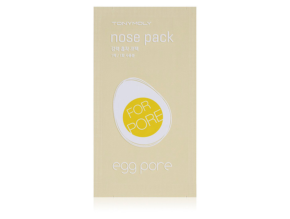 Очищающие полоски для носа от черных точек Tony Moly Egg Pore Nose Pack, 1шт (8806358594466) - фото 1 - id-p1510778416