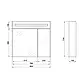 Дзеркальна шафа підвісна Qtap 800х730х145 Robin Graphite з LED-підсвічуванням QT1377ZP8002G, фото 3