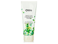 Пенка для умывания с зеленым чаем Ottie Green Tea Cleansing Foam, 150мл (8809276011268)