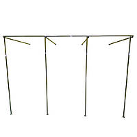 Кабіна потрійна для таємного голосування під шторки