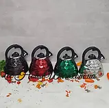 Чайник зі свистком 3 л із неіржавкої сталі Edenberg EB-8821 Чайник для індукційної плити Чайник газовий, фото 10