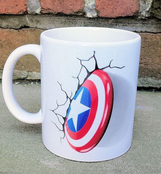 Чашка "Щит Капитана Америки" - фото 1 - id-p1510797511