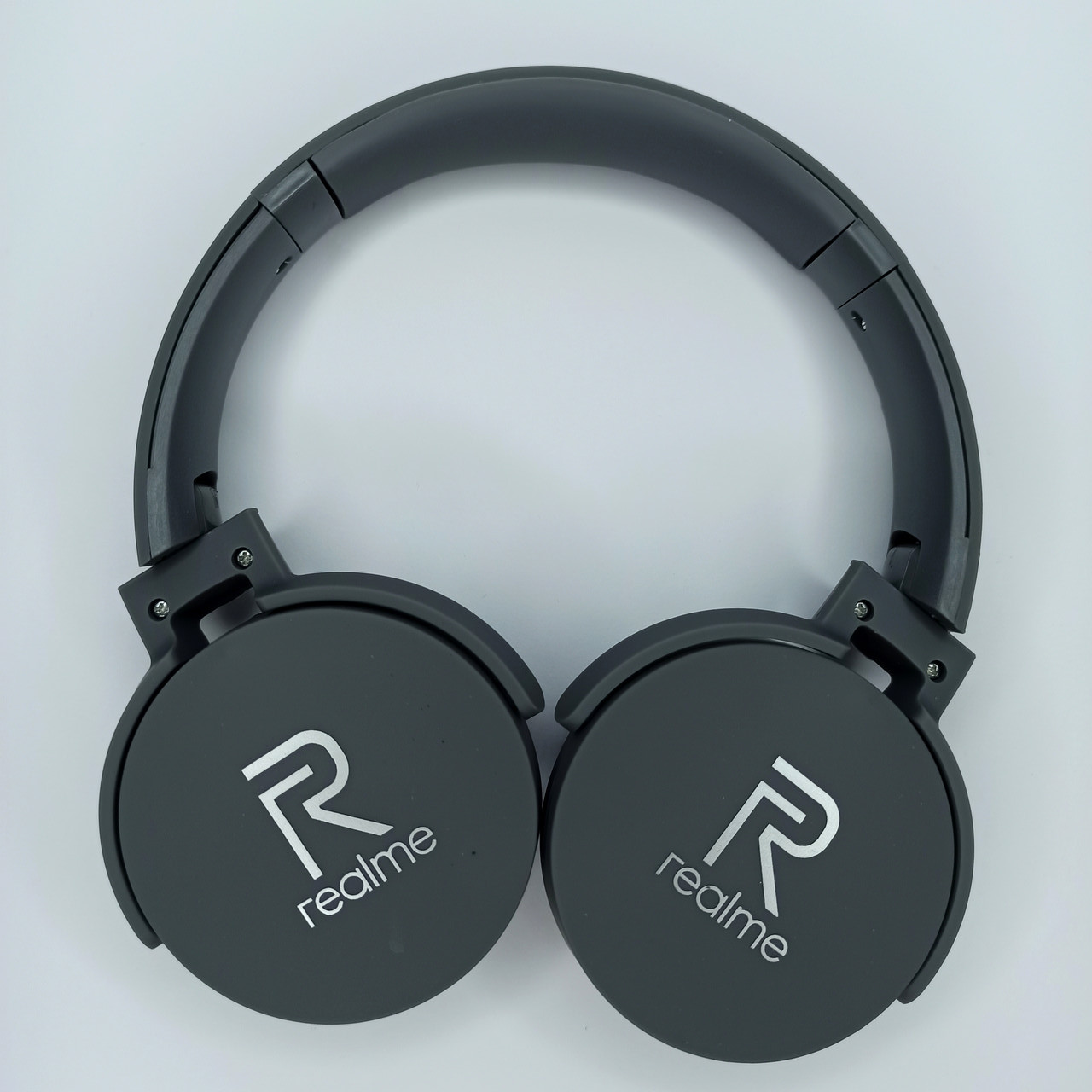 Беспроводные наушники накладные с микрофоном Bluetooth + поддержка MicroSD и FM-радіо Realme XB650BT Сірий
