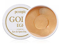 Гидрогелевые патчи под глаза с золотом и EGF Petitfee Gold & EGF Eye Spot Patch, 90шт (8809239800618)