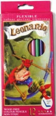 Олівці 12 кольорів № 3027-2 Leonardo