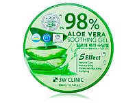 Універсальний гель для обличчя і тіла з екстрактом алое вера 3W Clinic 98% Aloe Vera Soothing Gel, 300 мл