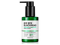 Киснева маска-пінка для обличчя від чорних цяток Some By Mi Bye Bye Blackhead 30 Days Miracle Green Tea Tox