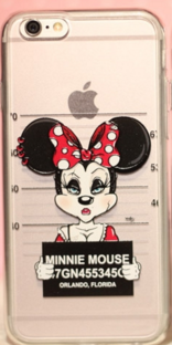 Силіконовий чохол "Мінні Маус в'язень" для iphone 5/5S