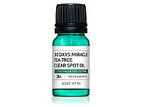 Масло для лица для точечного применения Some By Mi 30 Days Miracle Tea Tree Clear Spot Oil, 10мл