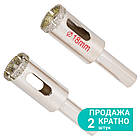 Коронки алмазні кераміки та скла Ø 18 мм (КРАТНО 2шт) SIGMA (1541181)