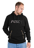 Толстовка Кенгуру Fox Black CAMO Hoody Розмір — L