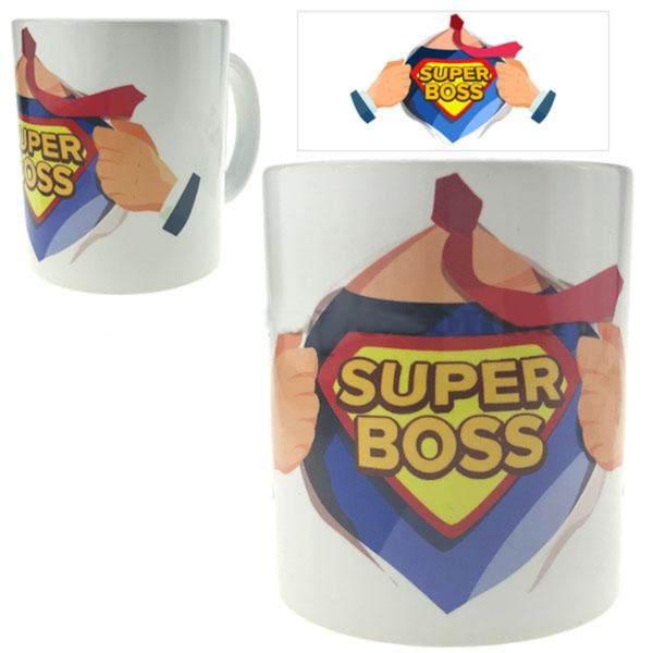 Кухоль керамічний для начальника Super Boss, фото 1