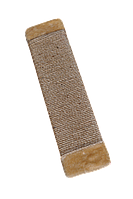 Когтеточка Мур-Мяу Дошка настінна двостороння в джутовому мотузку Бежева