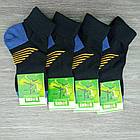 Шкарпетки жіночі фітнес, махровий слід, "Смужка", трекінгова гумка, SOCKS, р23-25, з синьою п'ятою 30033238, фото 3