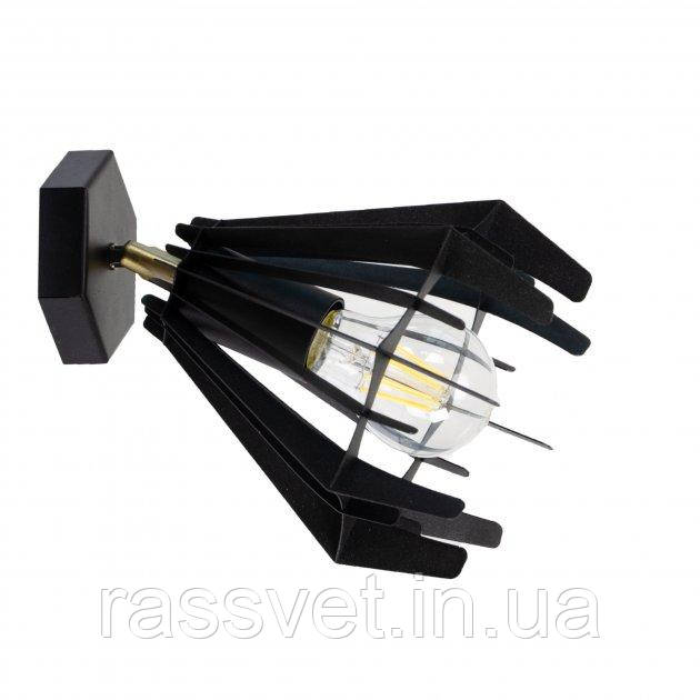 Настінний світильник Atmolight Stels W165 Чорний з перламутром (1317)