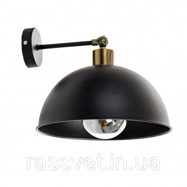 Бра (настінний світильник) Boston W260 Black (1712311)