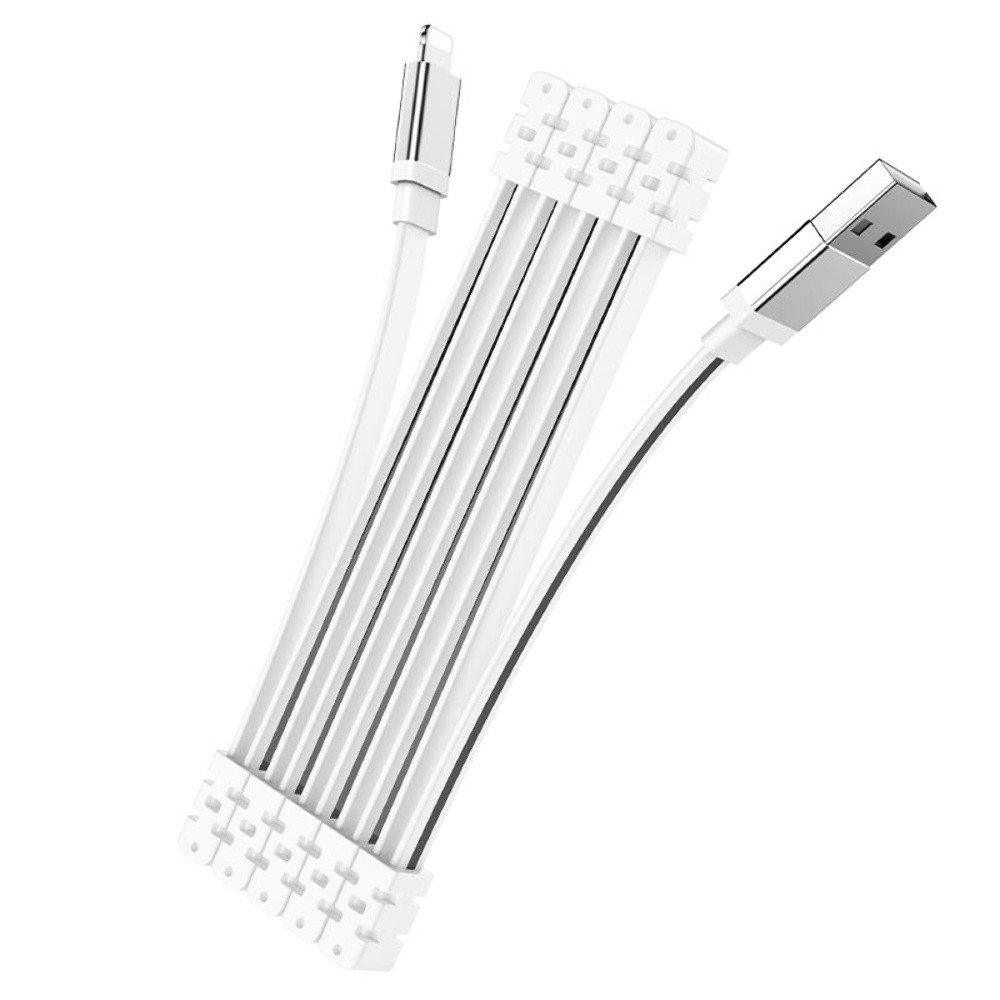 DR Кабель Hoco U103 USB to Lightning 1m white, фото 1