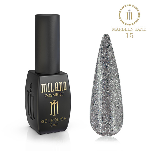 Гель-лак Milano 8ml (MARBLEN SAND) №15