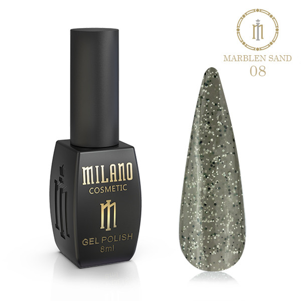 Гель-лак Milano 8ml (MARBLEN SAND) №08