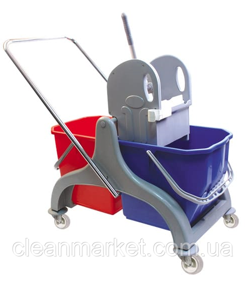Візок для прибирання Extra CKS 3326 пластик (лоток + віджим)