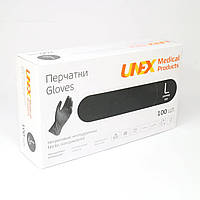 Рукавички нітрилові L чорні