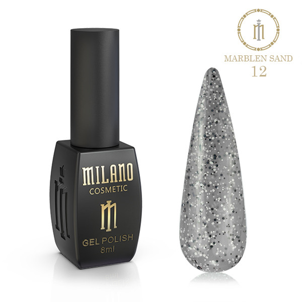Гель-лак Milano 8ml (MARBLEN SAND) №12