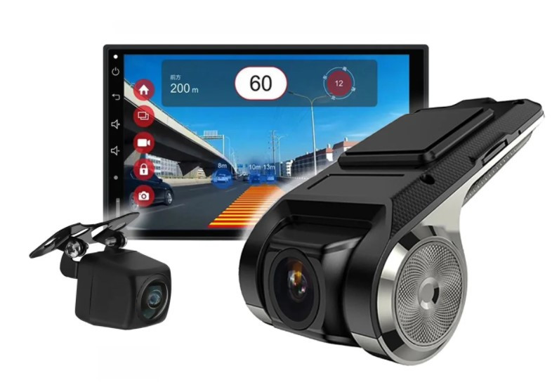 Відеореєстратор Terra X2 V2 для Android магнітол із камерою заднього огляду