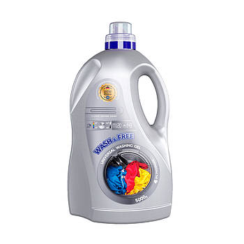 Гель для прання WASH & FREE універсальний 5 л