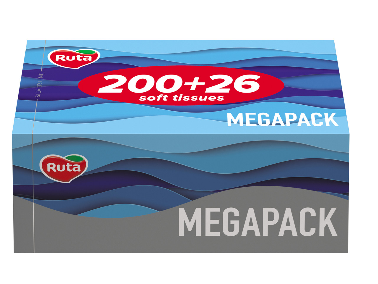 Косметичні серветки Ruta Family Pack двошарові 200 аркушів