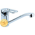 Змішувач MD Ø40 для кухні гусак прямий 250 мм на шпильці AQUATICA MD-2B244C (9712130)