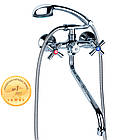 Змішувач PM 1/2" для ванни гусак вигнутий дивертор вбудований картриджний AQUATICA PM-2C457C (9780210)