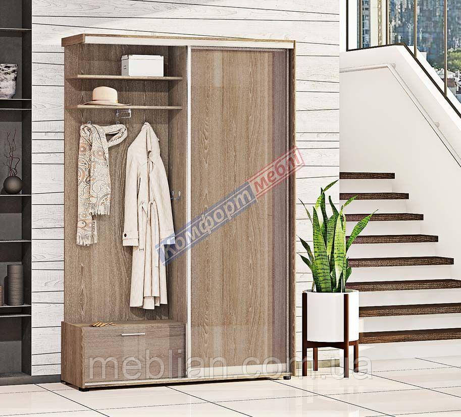 Прихожая-купе 2,0м "ДСП" Крашеный высокий глянец, фото 1