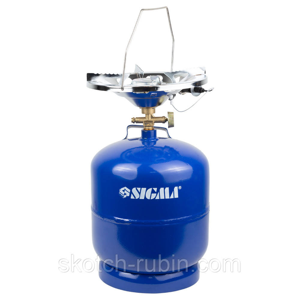 Комплект газовий кемпінг з п'єзопідпалом Comfort 8л SIGMA (2903121)