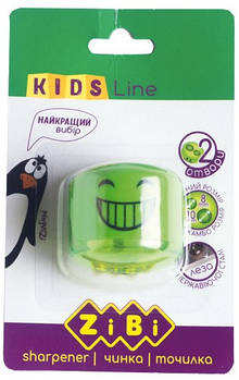 Чинка ZiBi Смайлик з контейнером 2 отвори ZB.5592-1