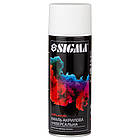 Емаль аерозольна акрилова 400 мл RAL 9010 білий мат SIGMA (2736621)