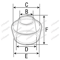 Пылесборник воздушного фильтра двигателей тракторов FORD NEW HOLLAND CASE John Deere Iveco Perkins