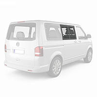 Боковое стекло VW T5 (03-) Переднее салонное Левое Роздвижной блок на (Фольксваген Т5)