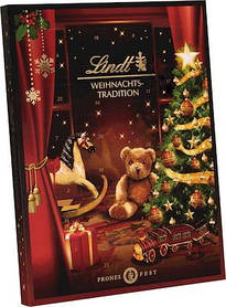 Адвент Календар Lindt Advent Calendar Weihnachts Tradition 253g