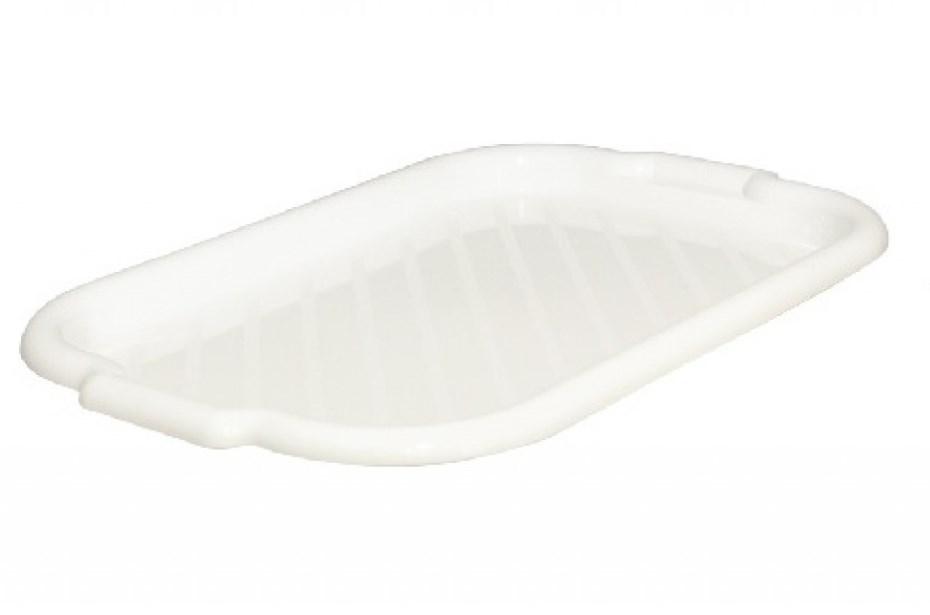 Таця Алеана 45х30х4 см біла роза прямокутна (168039), фото 1