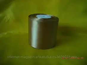 7.5 см стрічка атласна колір золото-беж