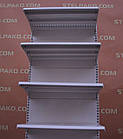 Торгові пристінні (односторонні) стелажі «Колумб», 200х65 см., кремові, Б/у, фото 4