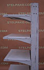 Торгові пристінні (односторонні) стелажі «Колумб», 200х65 см., кремові, Б/у, фото 9