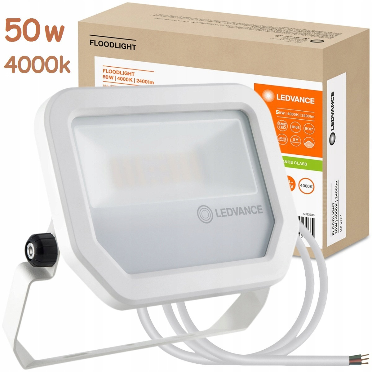 Прожектор Ledvancе Eco Floodlight LED 50W 6000lm 4000K White