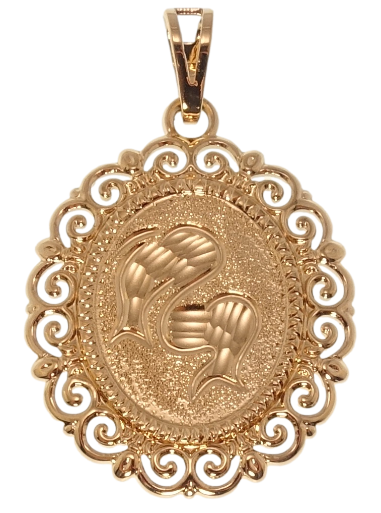 Кулон Xuping Позолота 18K "Знак Зодіаку Риби" для ланцюжка до 7мм