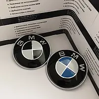 ЭМБЛЕМА 74mm BMW 3 Series На Багажник/Капот Е46 Е90 Е91 (E38 Е39 Е53)